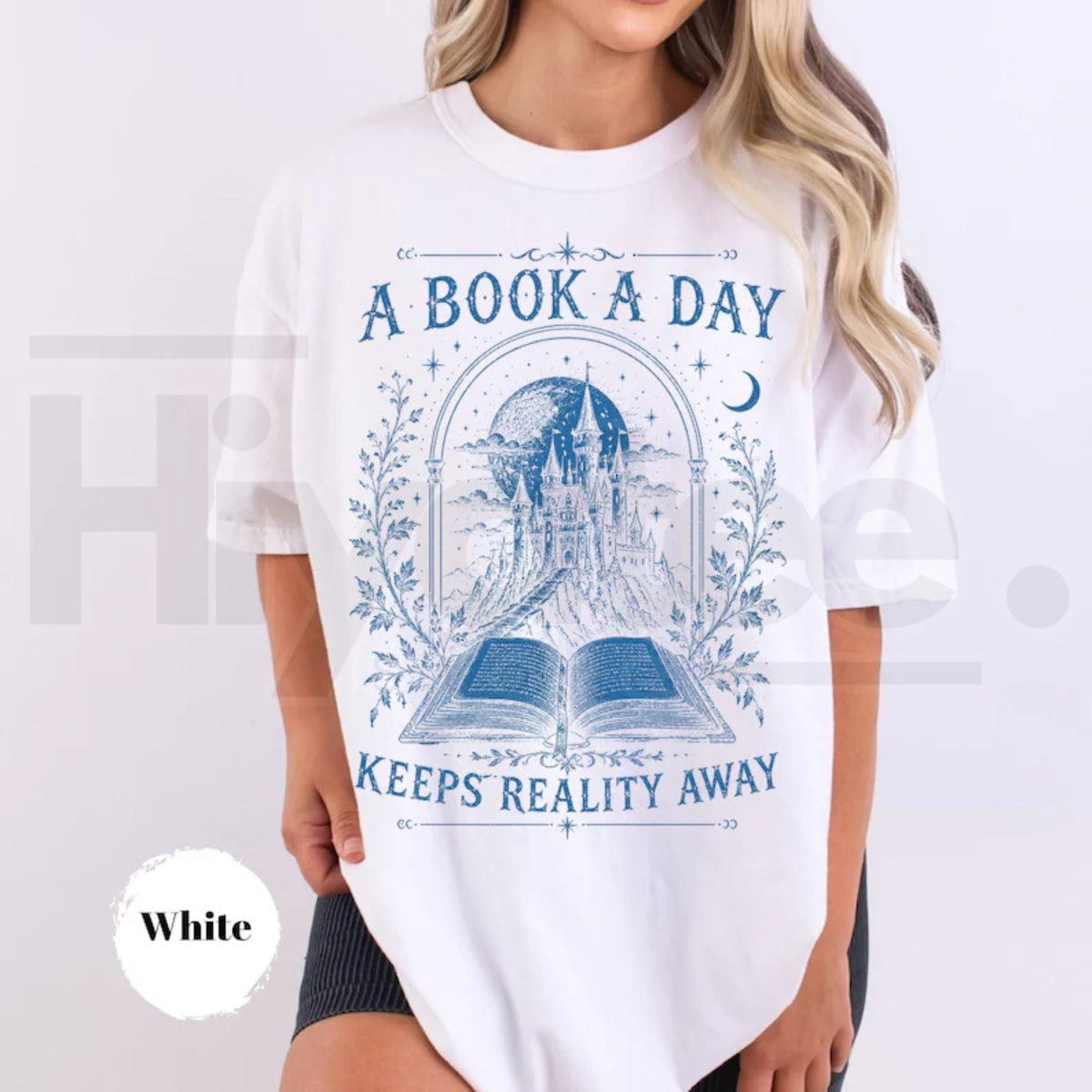A Book a Day Dragon T-Shirt – Fantasy Reader Graphic Tee