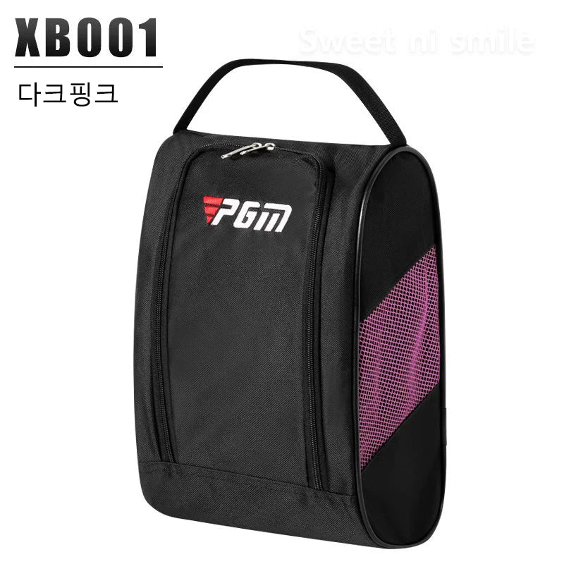 Golf Shoe Bag – Breathable Lightweight Nylon Carrier