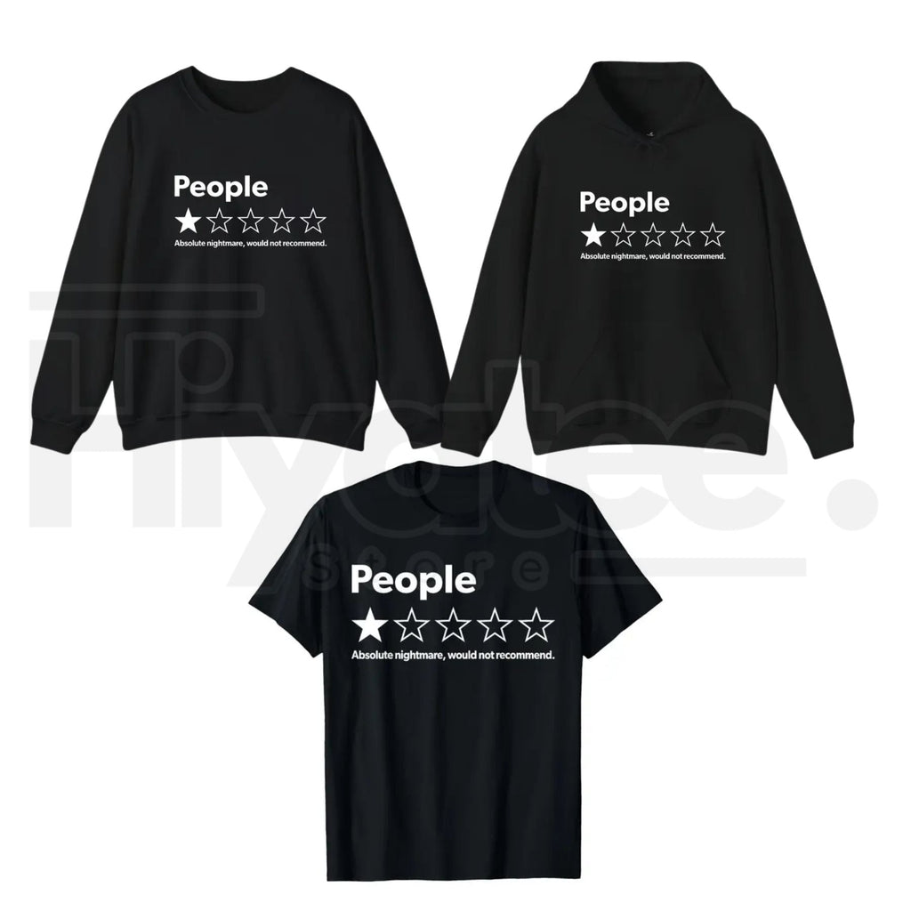 "Absolute Would" – Funny One Star Review People Graphic Top