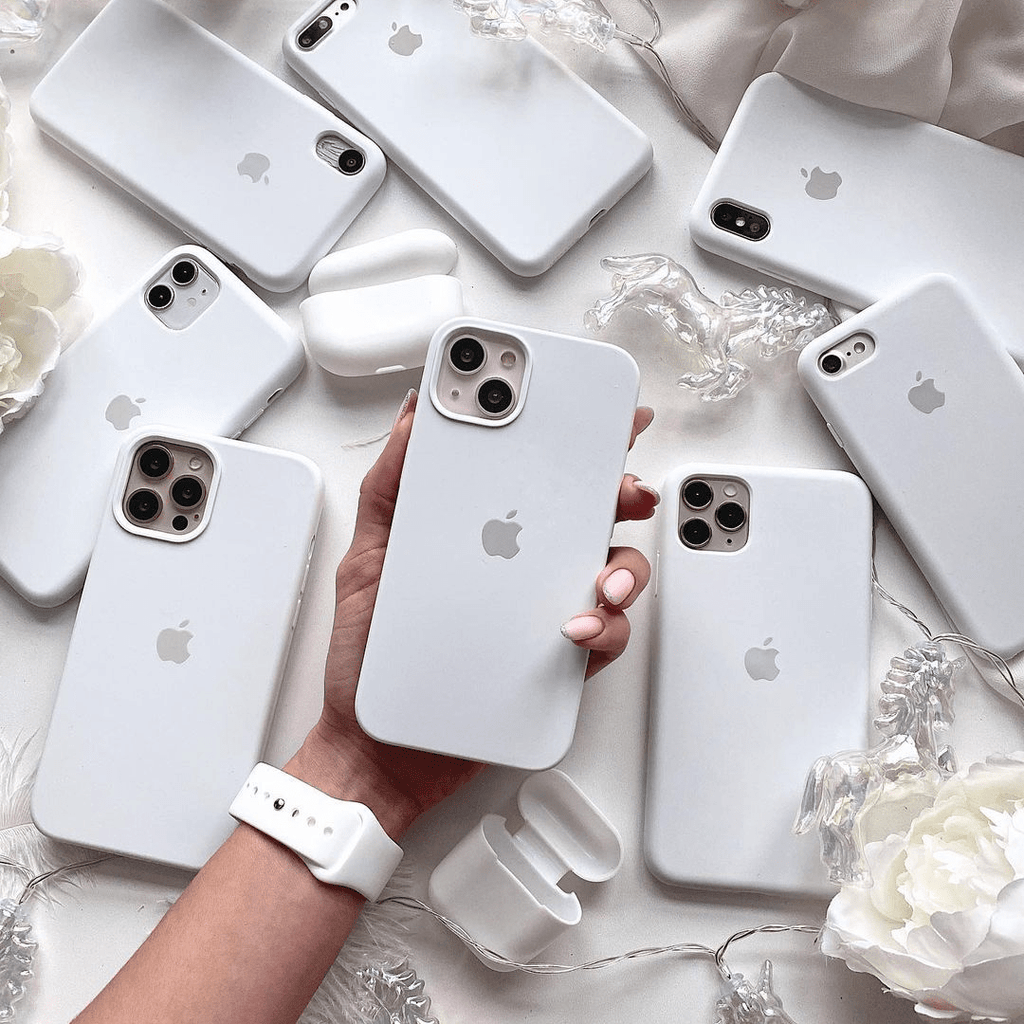 iPhone Silicone Case (White)