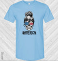 #America Skull Graphic Tee