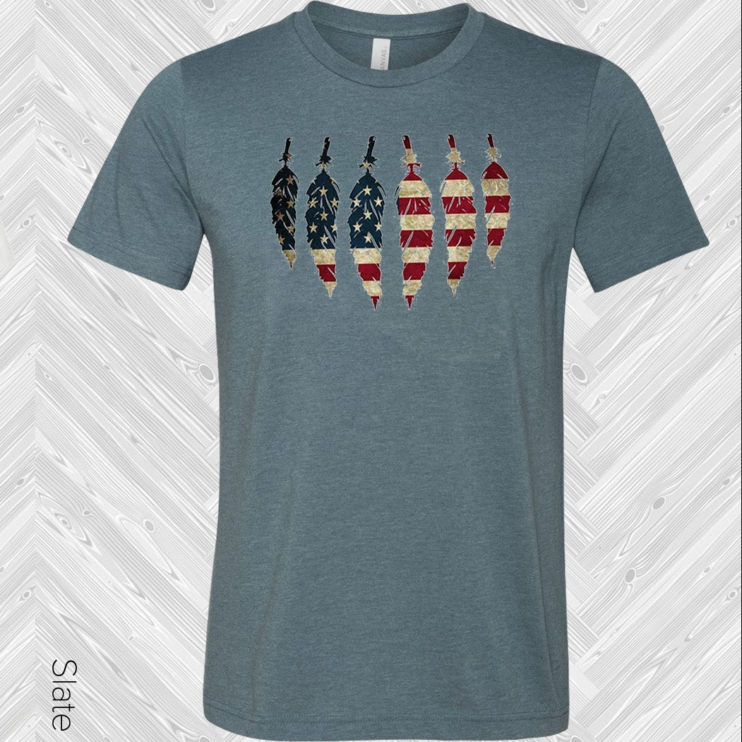 Americana Feathers Graphic Tee