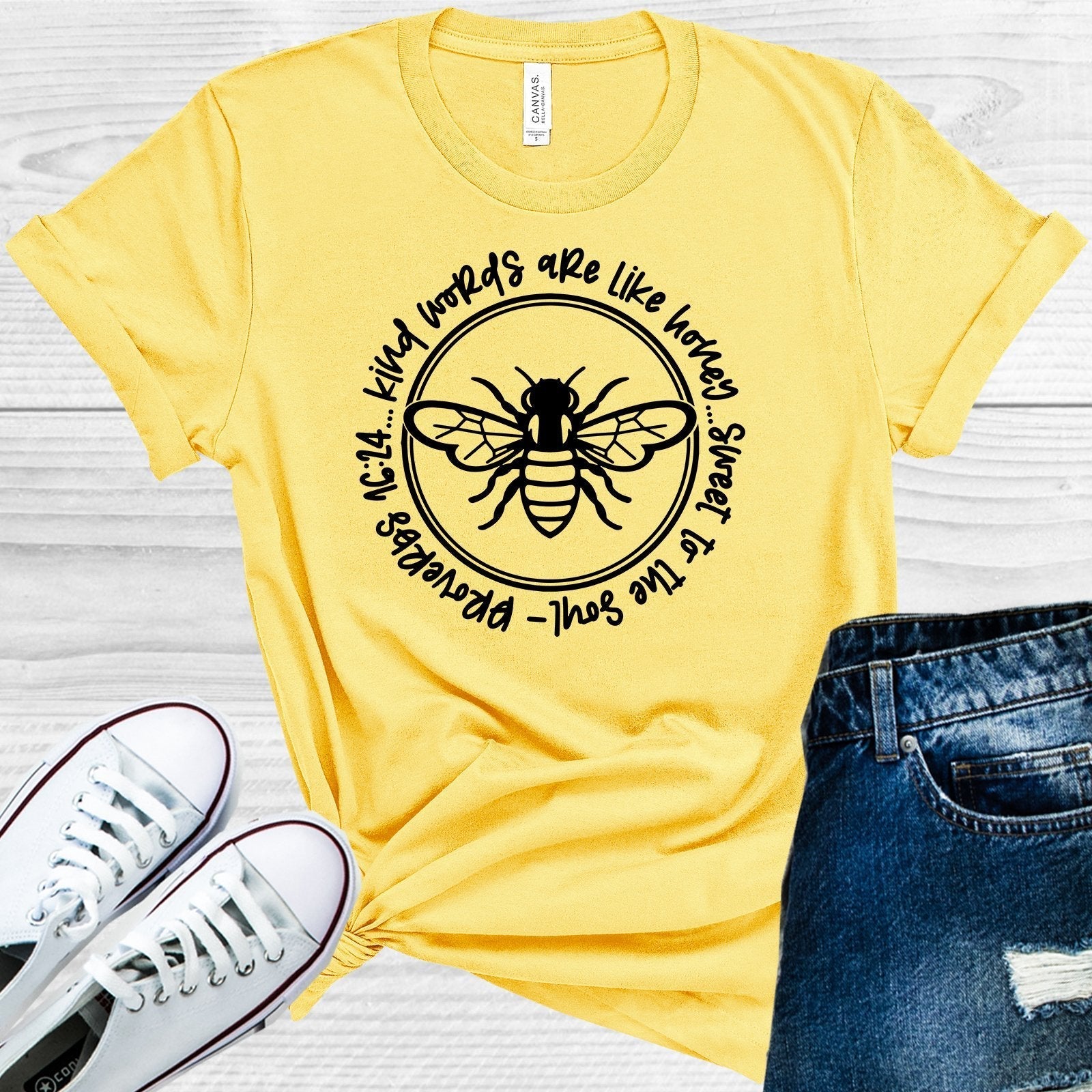Kind Words are Like Honey Graphic Tee