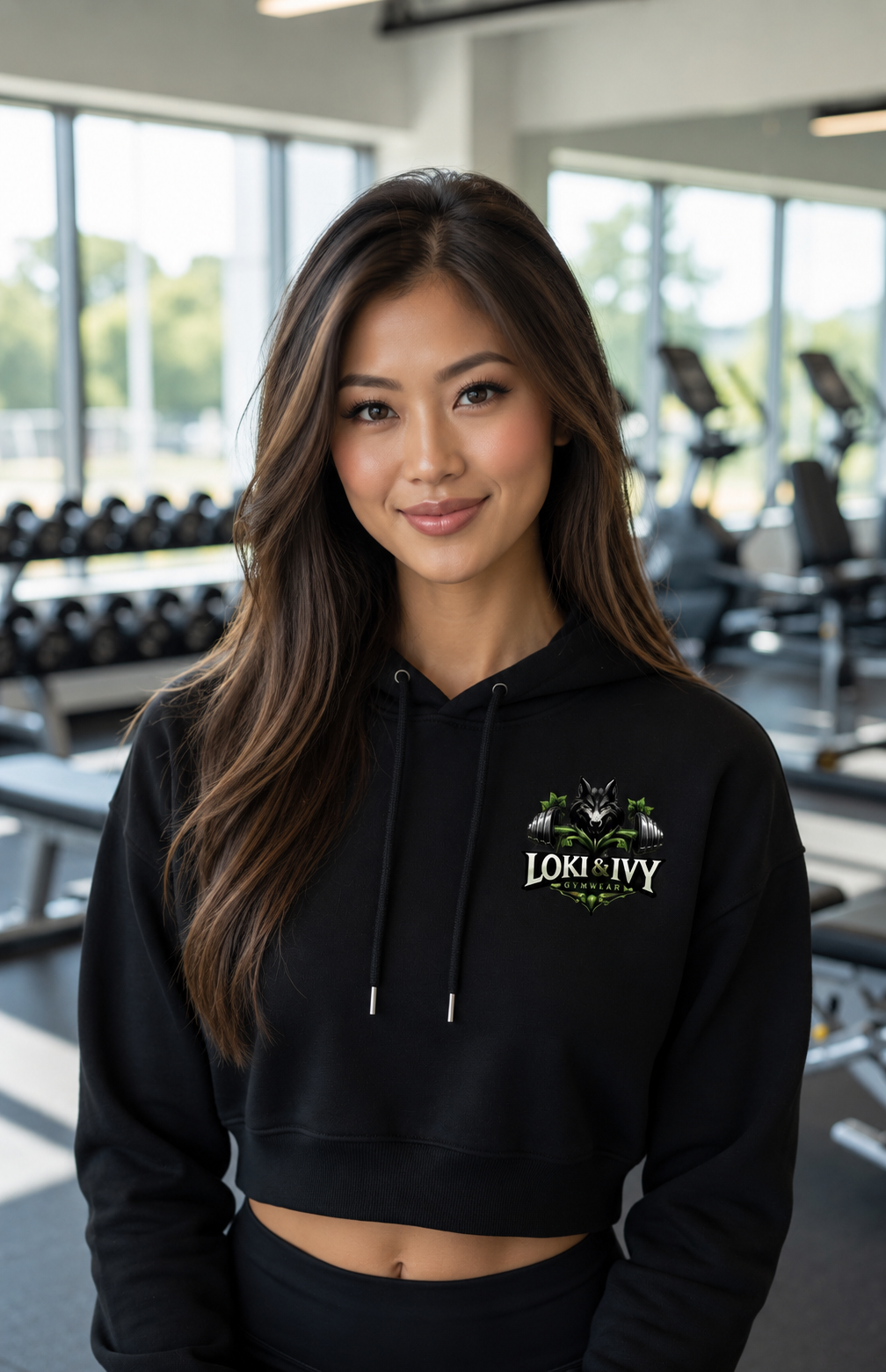 Loki & Ivy Women's Essential Cropped Hoodie