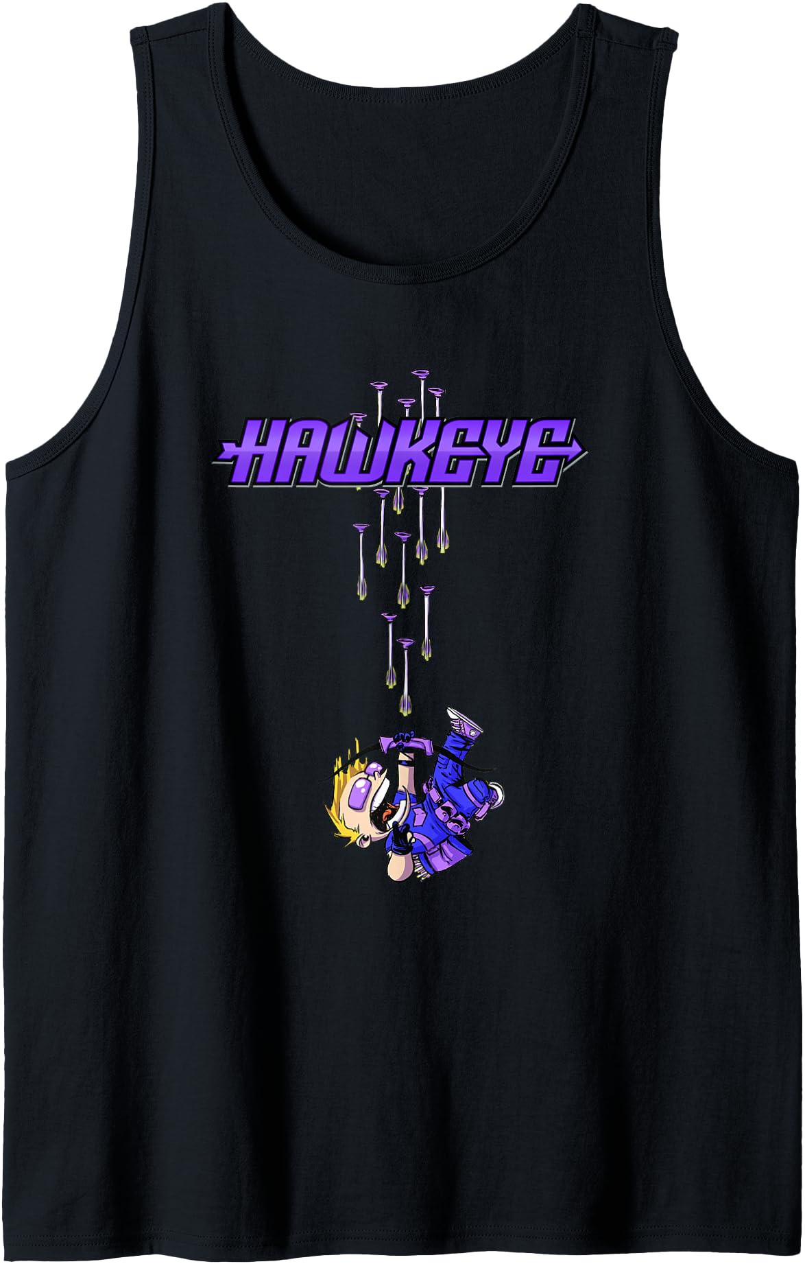 Exclusive Marvel Comics Hawkeye Chibi T-Shirt - Graphic Print Men Women