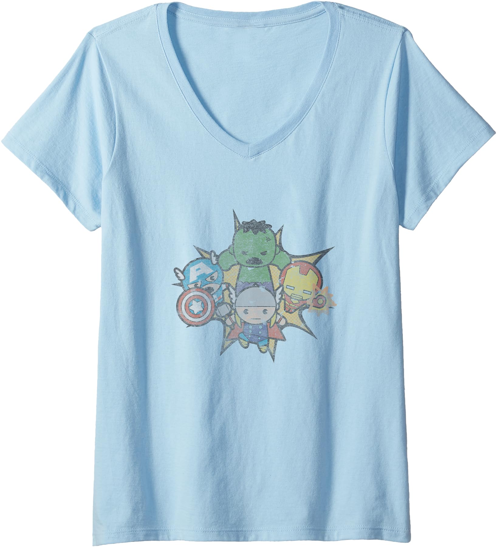 Exclusive Marvel Kawaii Chibi Avengers T-Shirt - Unique Graphic Unisex
