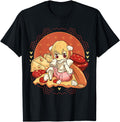 Pizza Chibi Pizza Foodie Kawaii Chibi T-Shirt - Minimalist Print Unisex