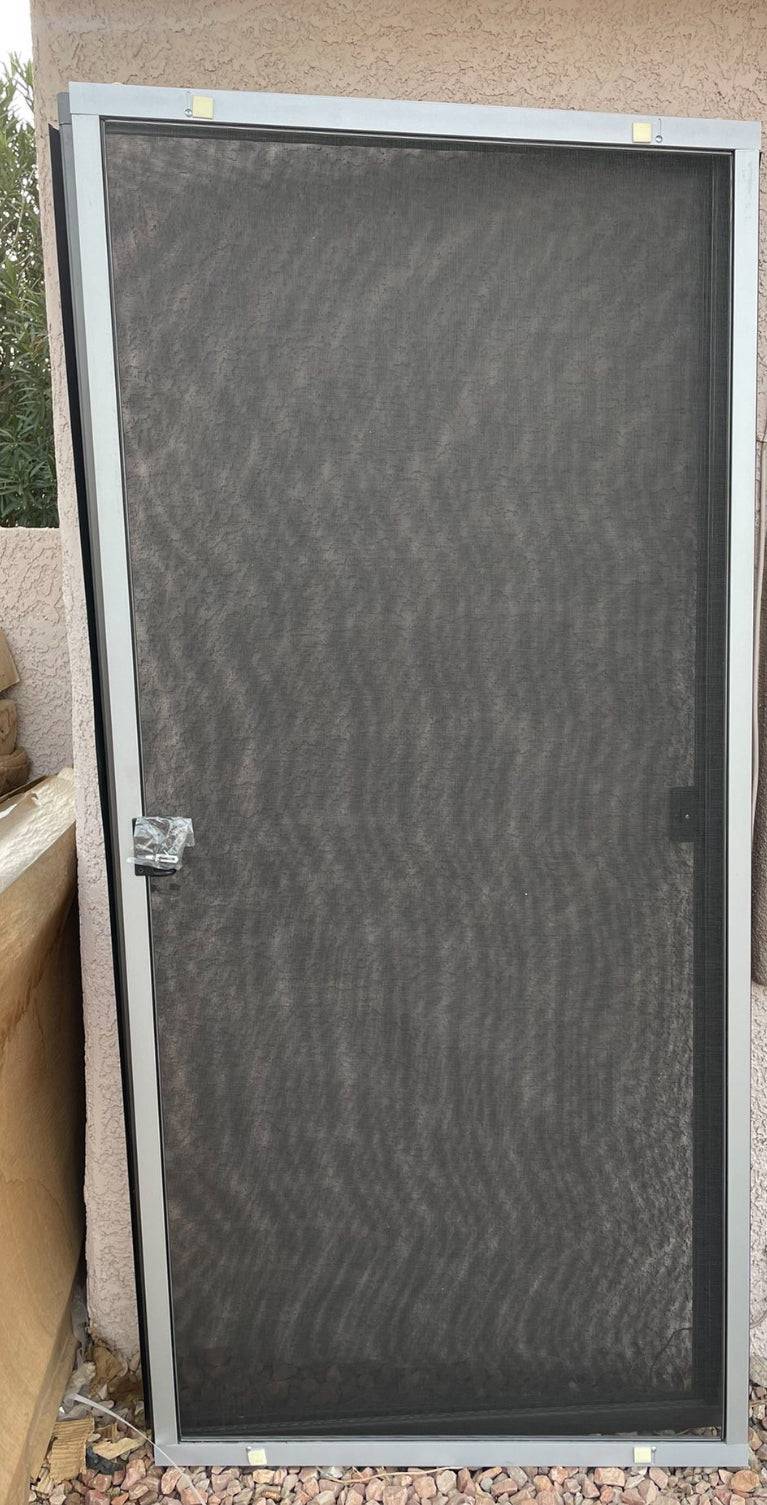 Ritescreen Adjustable Patio Screen Door' Bronze' 36X78 DELIVERY LAS VEGAS ONLY