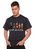 Funny Christmas Movies Printed Men's Bamboo T-Shirt