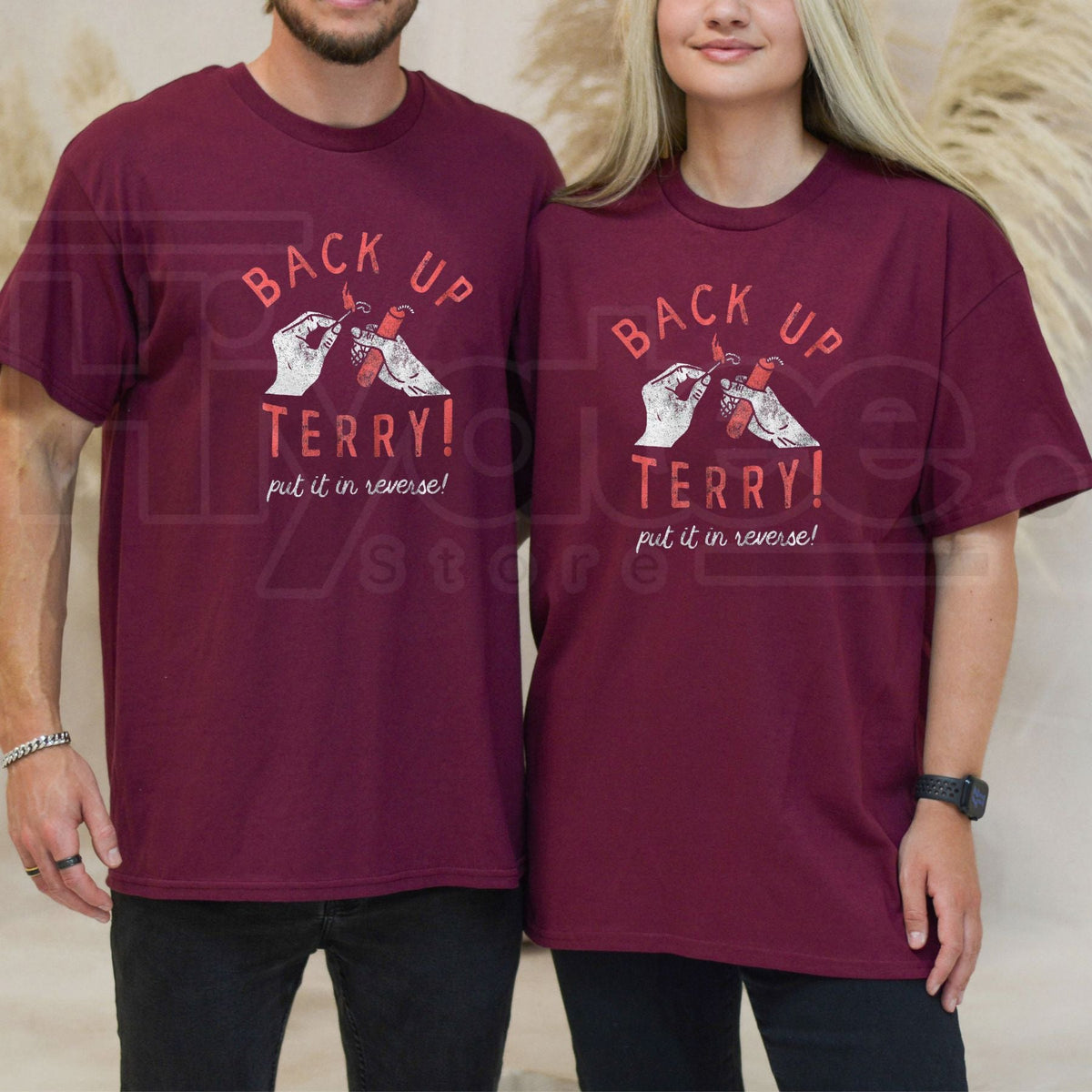 Back Up Terry Put It In Reverse T-Shirt – Funny Sarcastic Fireworks Fourth of July Tee