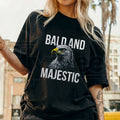 Bald and Majestic Sarcastic Eagle T-Shirt – Funny Novelty Vintage Navy Tee