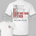 Best Effin’ Bonus Dad Ever T-Shirt – Double Sided Print, Funny Stepdad Gift, Father’s Day Tee