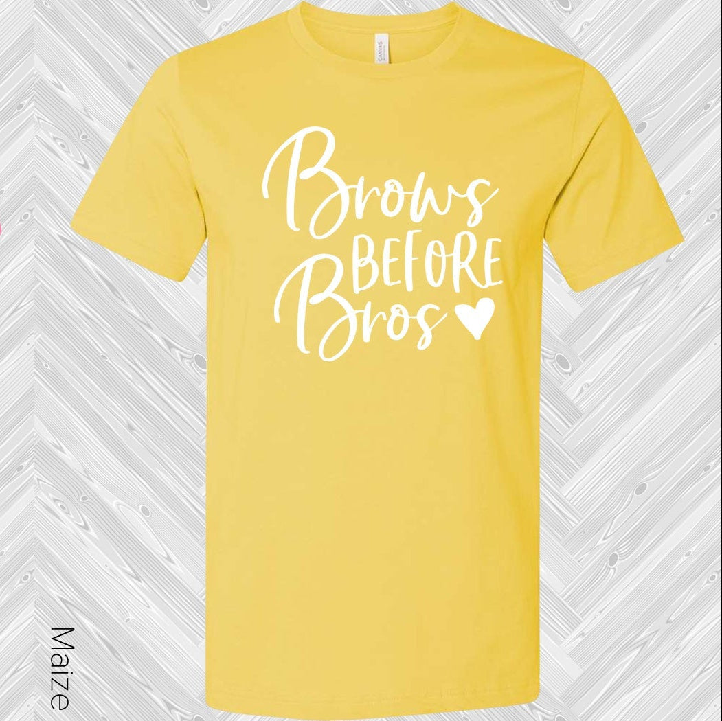Brows Before Bros Graphic Tee