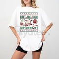 "But Did You Document It?" Ugly Christmas T-shirt – Funny HR Humor Holiday Office Tee