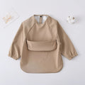 Waterproof Smock Bib | Full-Sleeve Baby & Toddler Feeding Bib