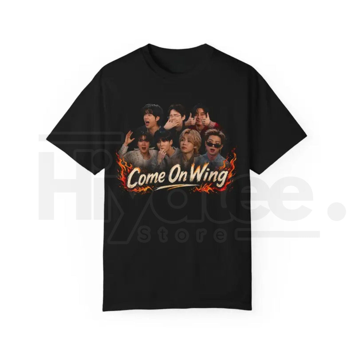 "Come On Wing" – Hot Ones Y2k Aesthetic Graphic Top