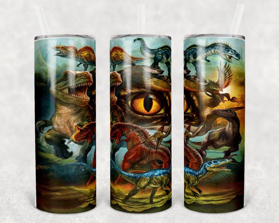 Dinosaur (Carnivore) 20 oz Skinny Tumbler