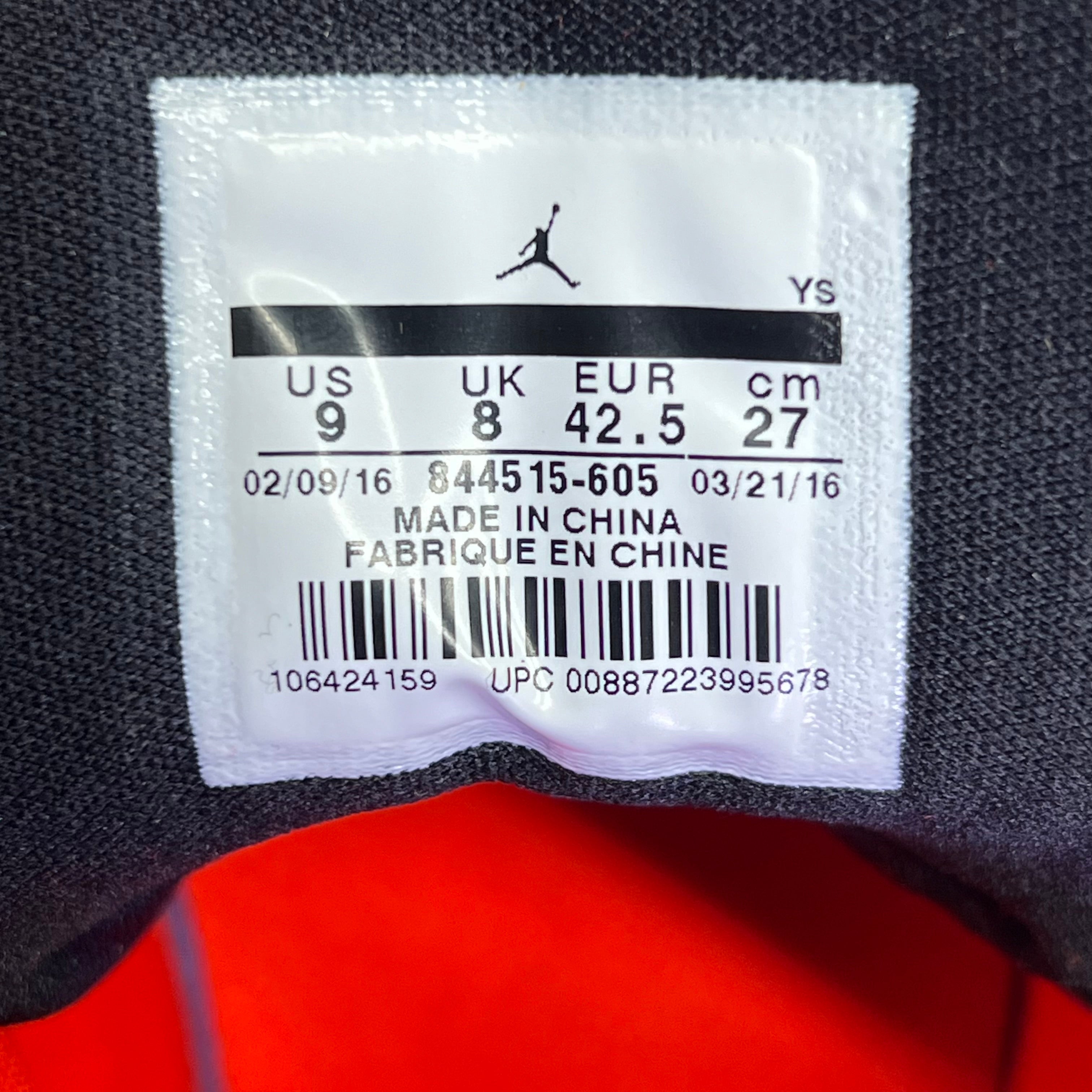 NIKE Air Jordan Infrared Academy GS Basketball Shoes Men's Sz 9 Gym Red