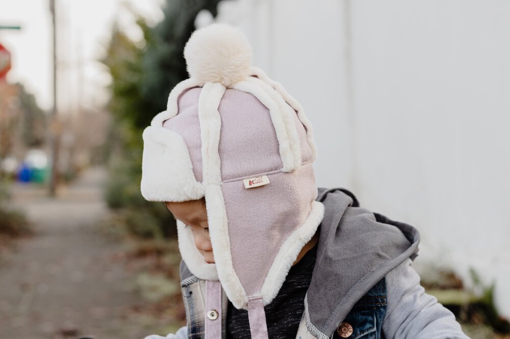 Faux Fur-Lined Kids Winter Hat | Windproof Toddler Trapper Hat