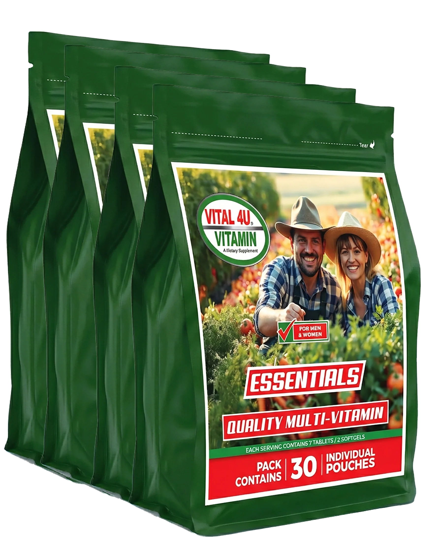 Vital 4U Essential 30-Day Multivitamin