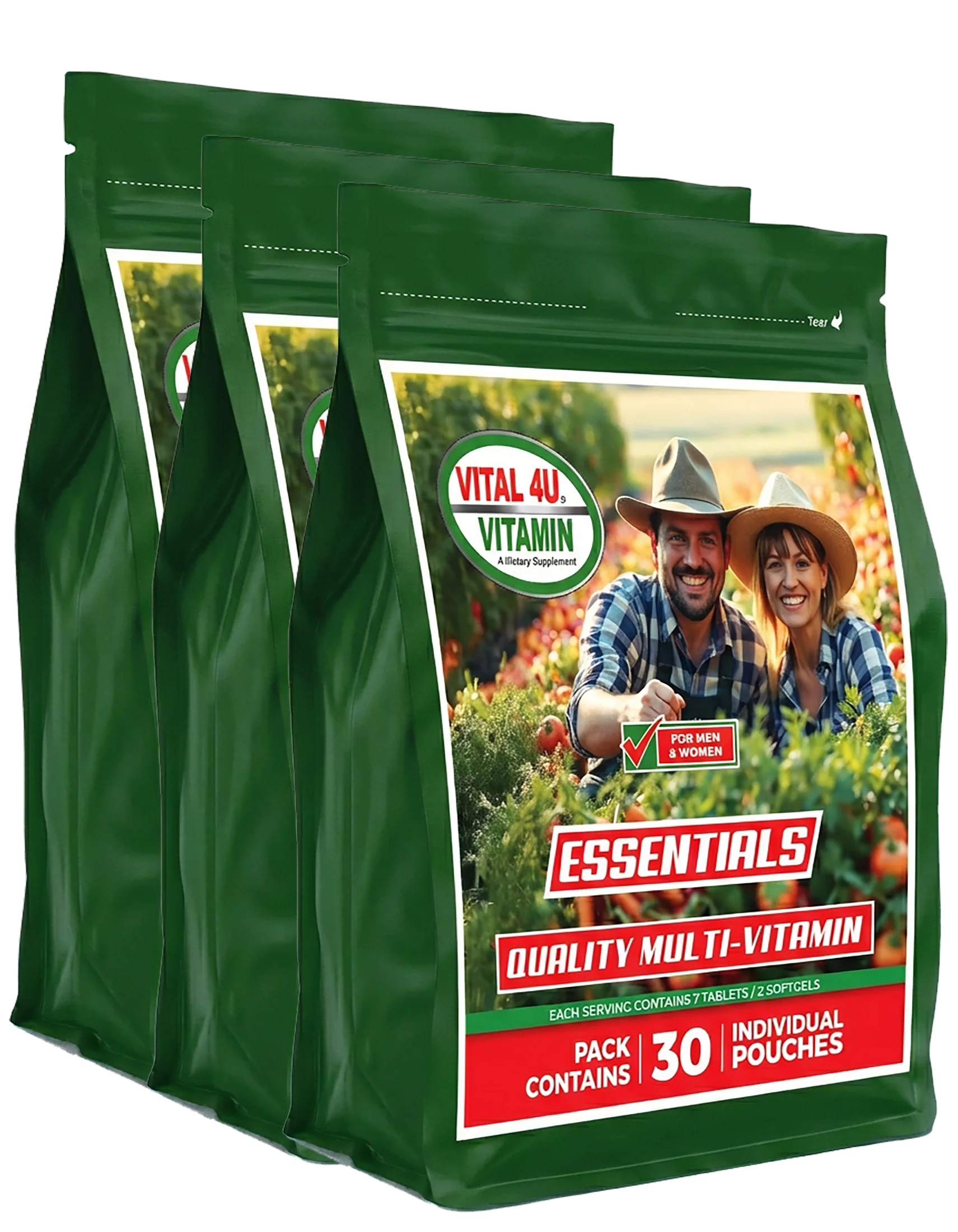 Vital 4U Essential 30-Day Multivitamin
