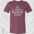 Eat Sleep Beach Repeat Graphic Tee