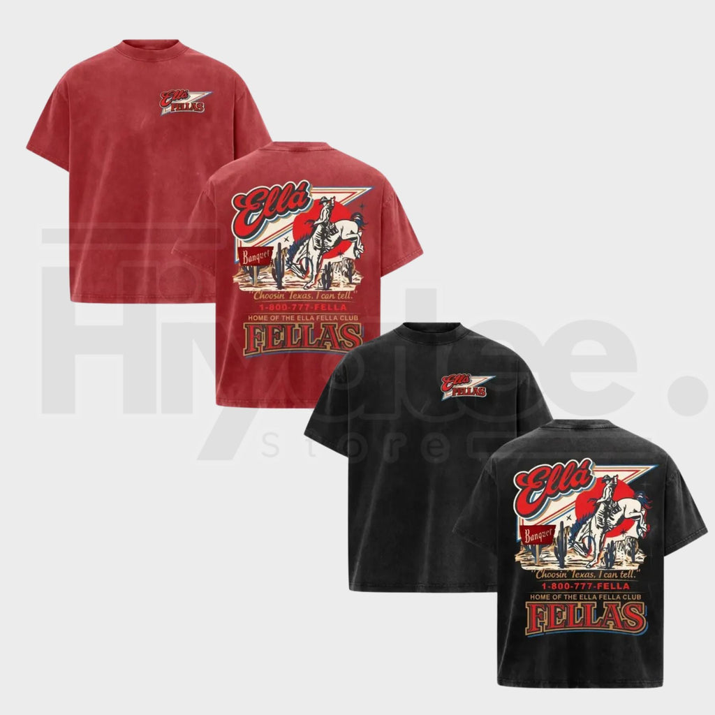 Ella Fellas "Choosin' Texas" Vintage T-Shirt – Cowboy Skeleton Western Graphic Tee