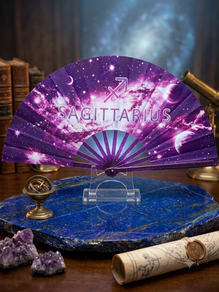 Sagittarius Hand Fan