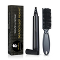 SELZALOT 4-Tip Beard Filler Pen Kit - Waterproof, Sweat-Proof, Long-Lasting Coverage for a Fuller Beard with Brush