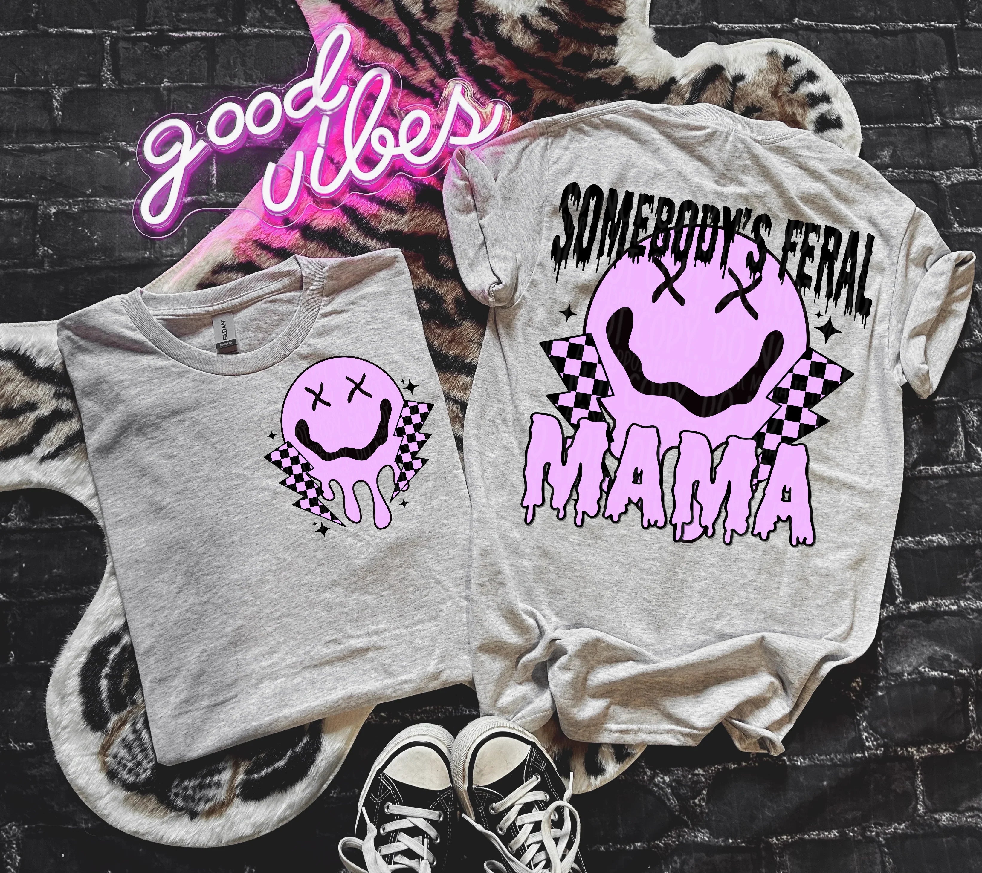 Somebody’s Feral Mama - Purple - Tee