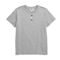 adidas Originals Kids' Linear Logo T-Shirt - Medium Grey Heather/Silver