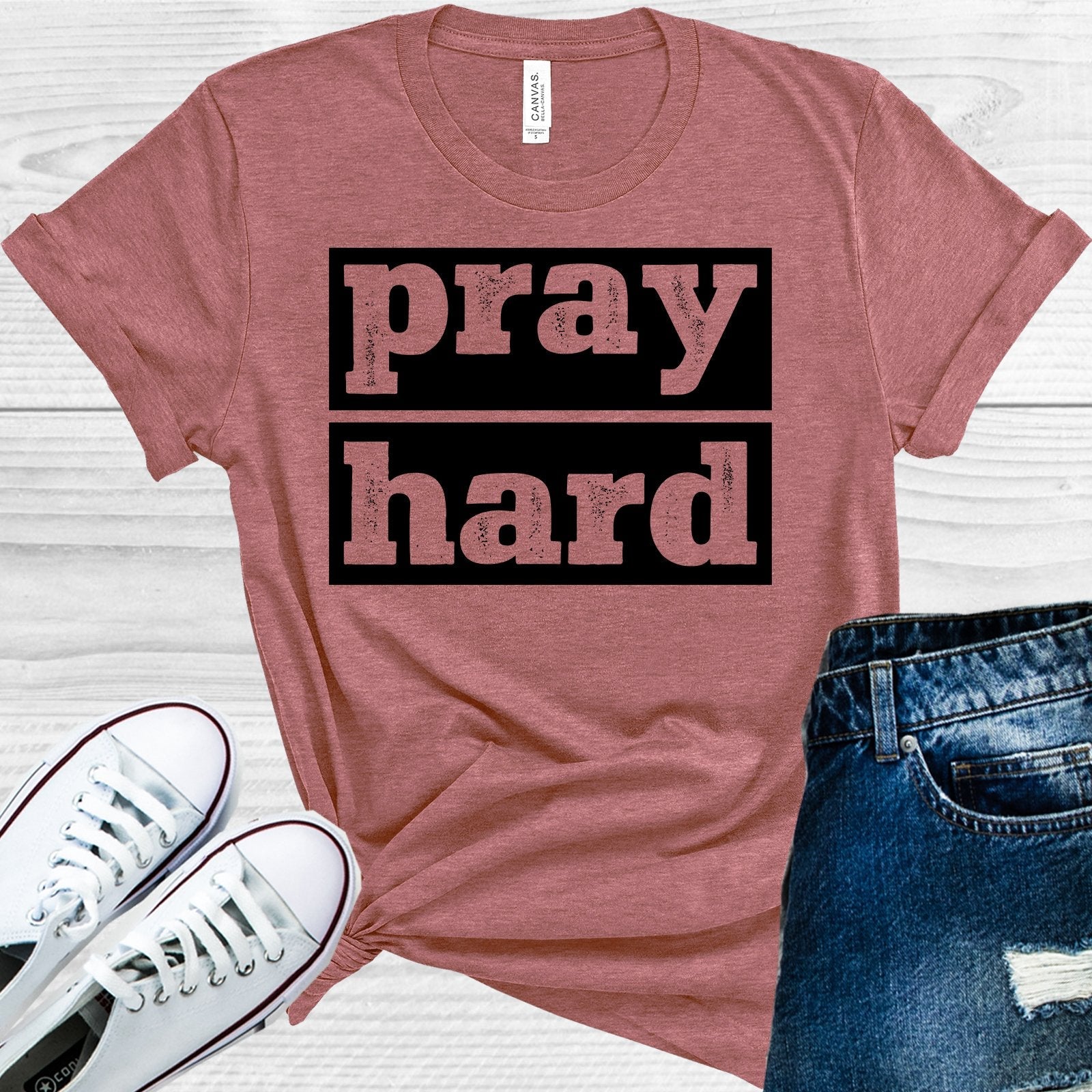 Pray Hard Graphic Tee