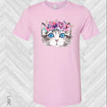 Floral Cat Graphic Tee