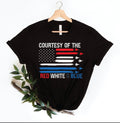 Courtesy Of The Red White & Blue  - Tee