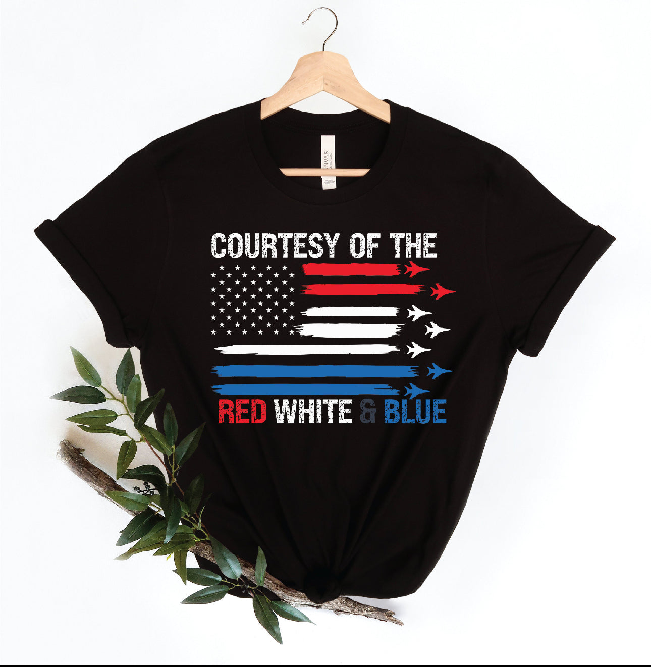 Courtesy Of The Red White & Blue  - Tee