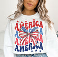 America Patriotic Bow - Tee