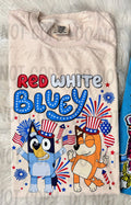 Red, White & Bluey - Tee