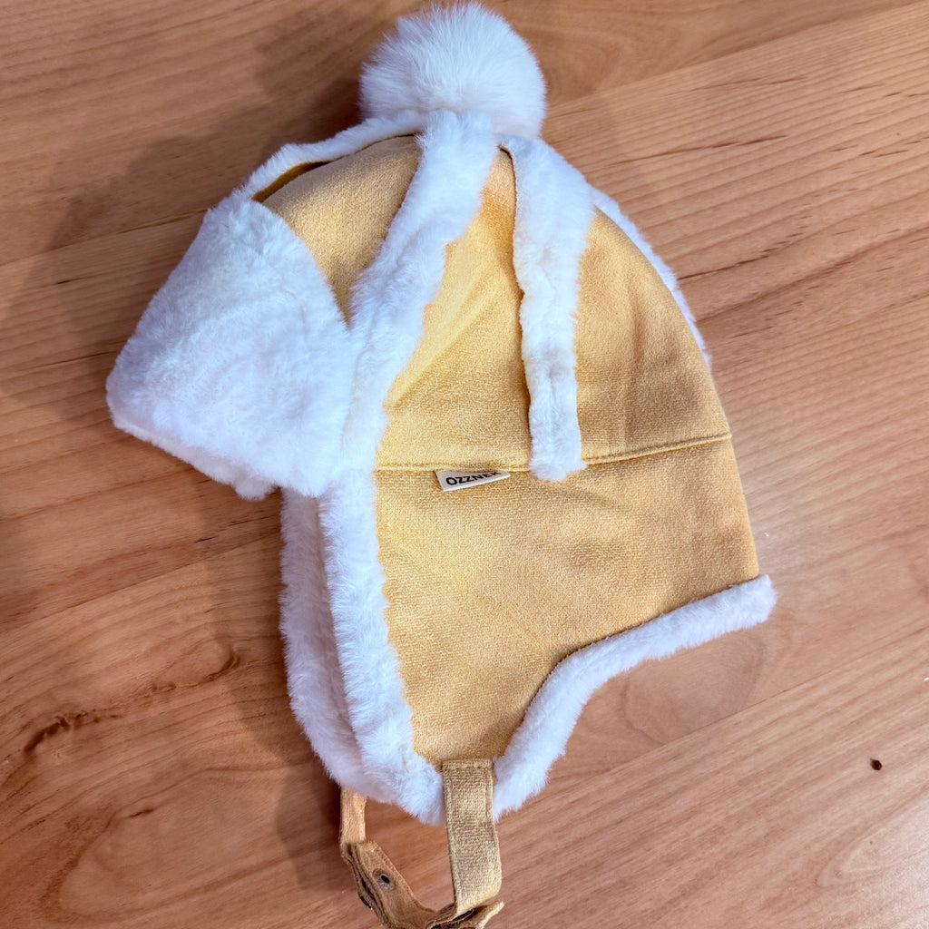 Kids Sherpa Aviator Winter Hat with Ear Flaps | Warm Fleece Pullover