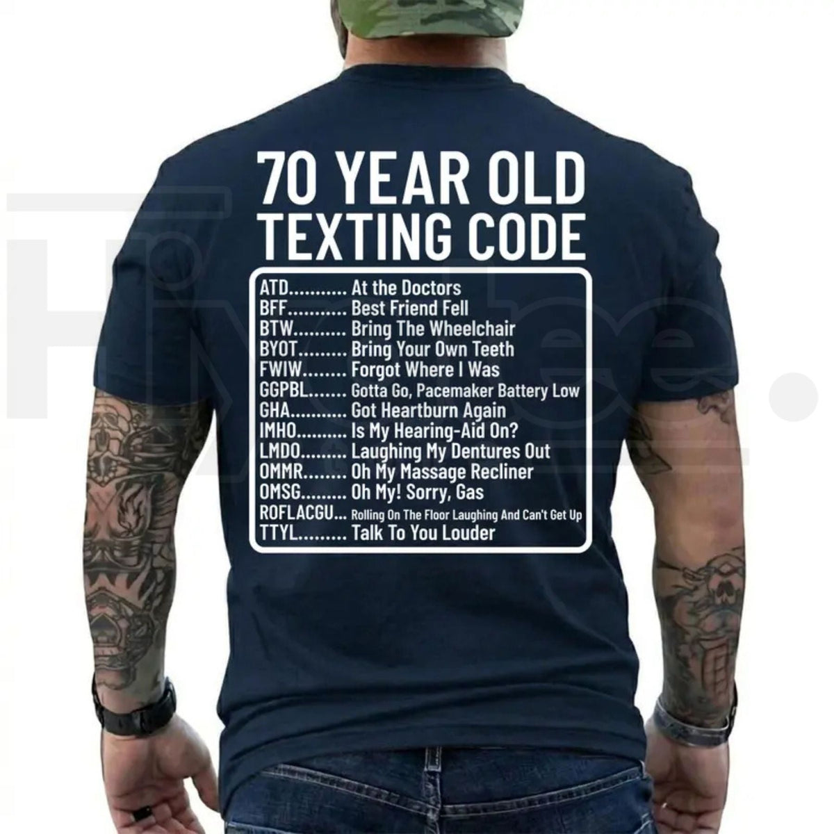 Funny 70th Birthday Shirt ATD At The Doctors Aging Humor Tee