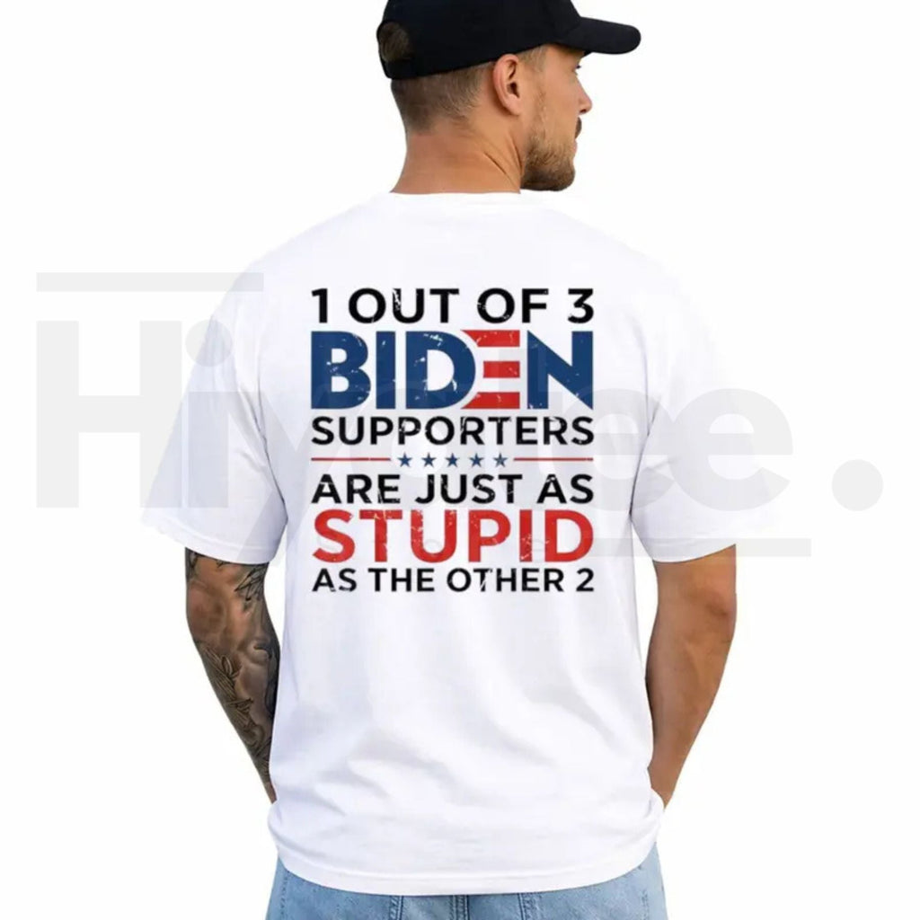 Funny Anti Biden T-Shirt – Short Sleeve Printed Graphic Tee