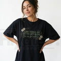 Funny Introvert Shirt Women Plus Size – Sarcastic Floral Graphic Tee