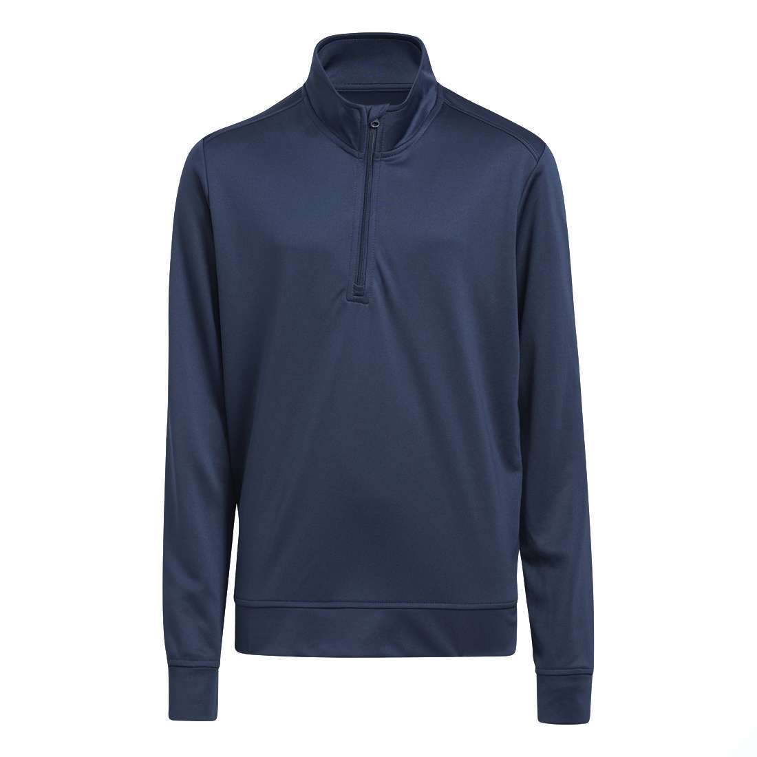 adidas Boy's Golf HEATHER QUARTER ZIP PULLOVER  - Navy