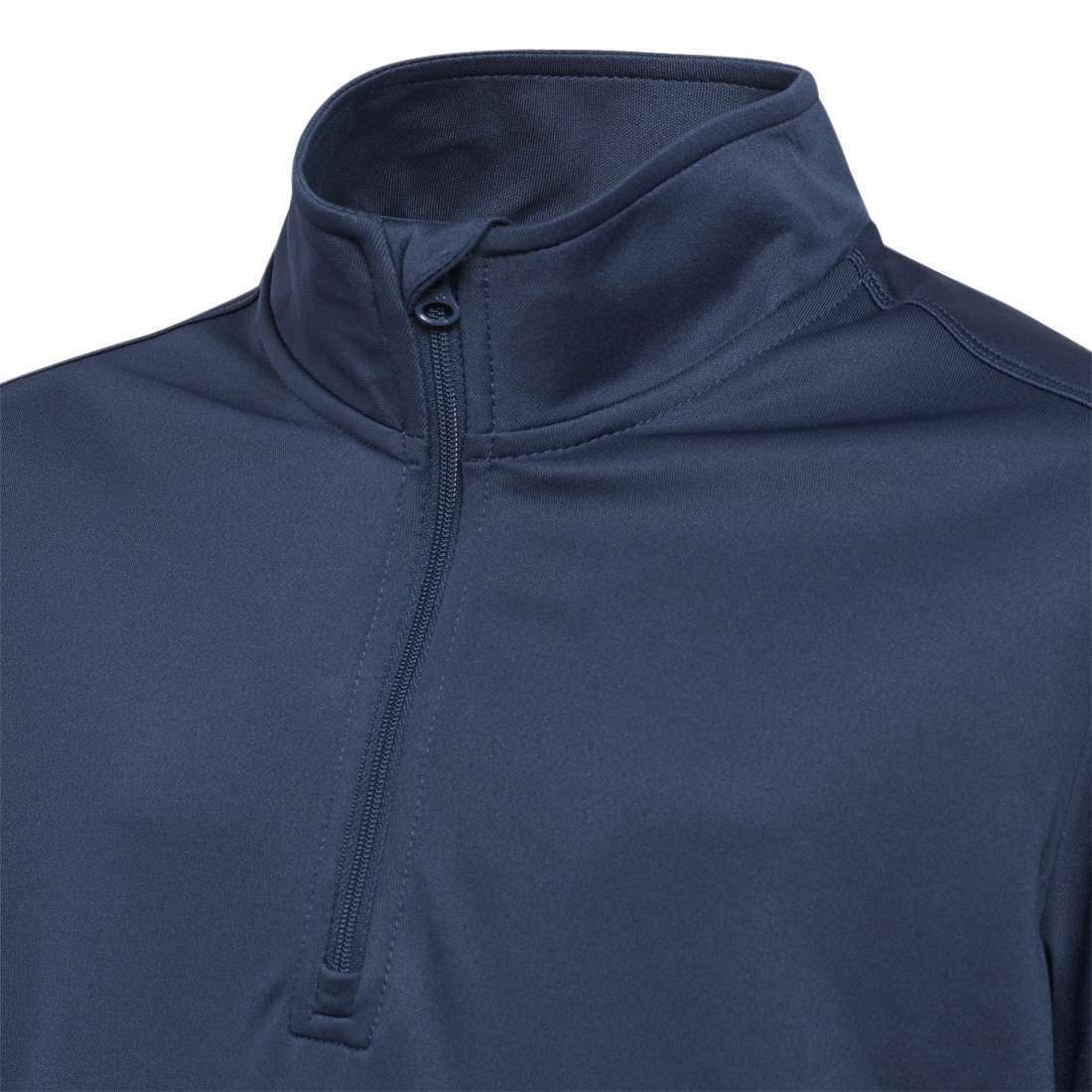 adidas Boy's Golf HEATHER QUARTER ZIP PULLOVER  - Navy
