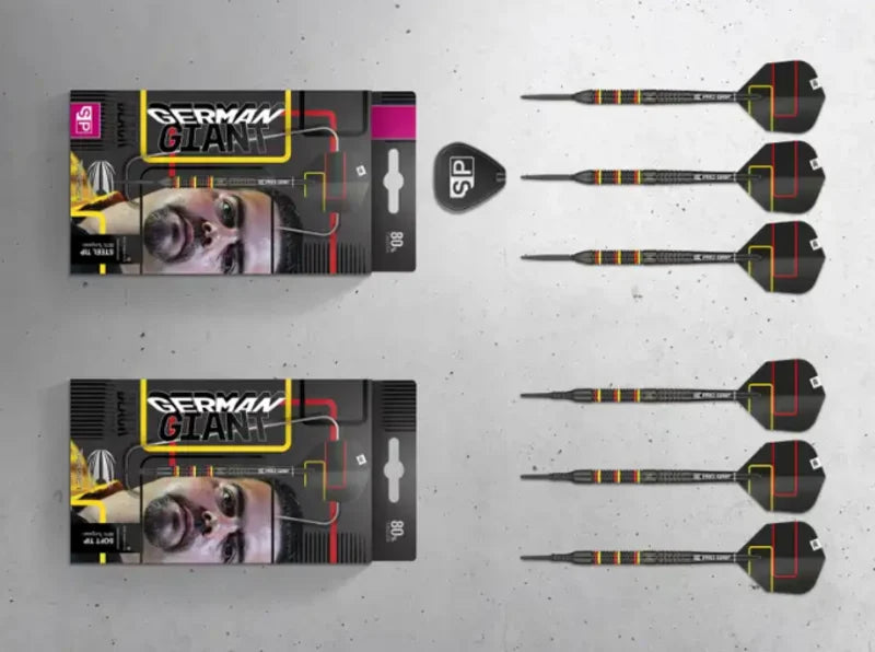 Gabriel Clemens German Giant SP Black Steel Tip Darts