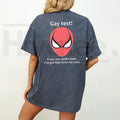 Gay Test Spiderman Meme T-Shirt – Funny Internet Illusion Graphic Tee