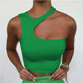 Sexy Cut Out Off Shoulder Crop Top
