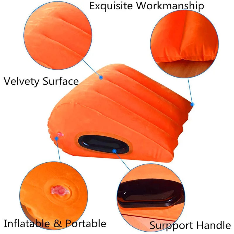 Inflatable Wedge Pillow – Adjustable Support Cushion