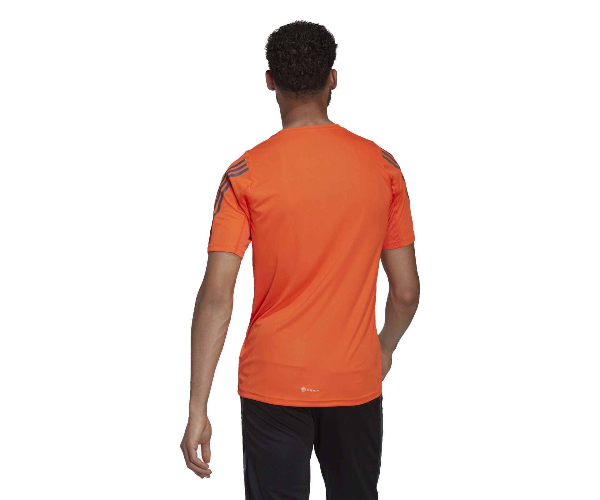 adidas Men's Run Icon Running T-Shirt - IMPACT-ORANGE
