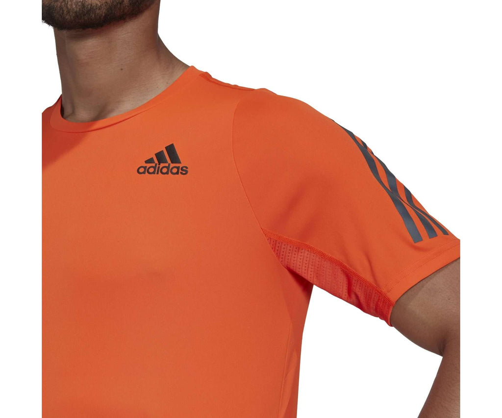 adidas Men's Run Icon Running T-Shirt - IMPACT-ORANGE