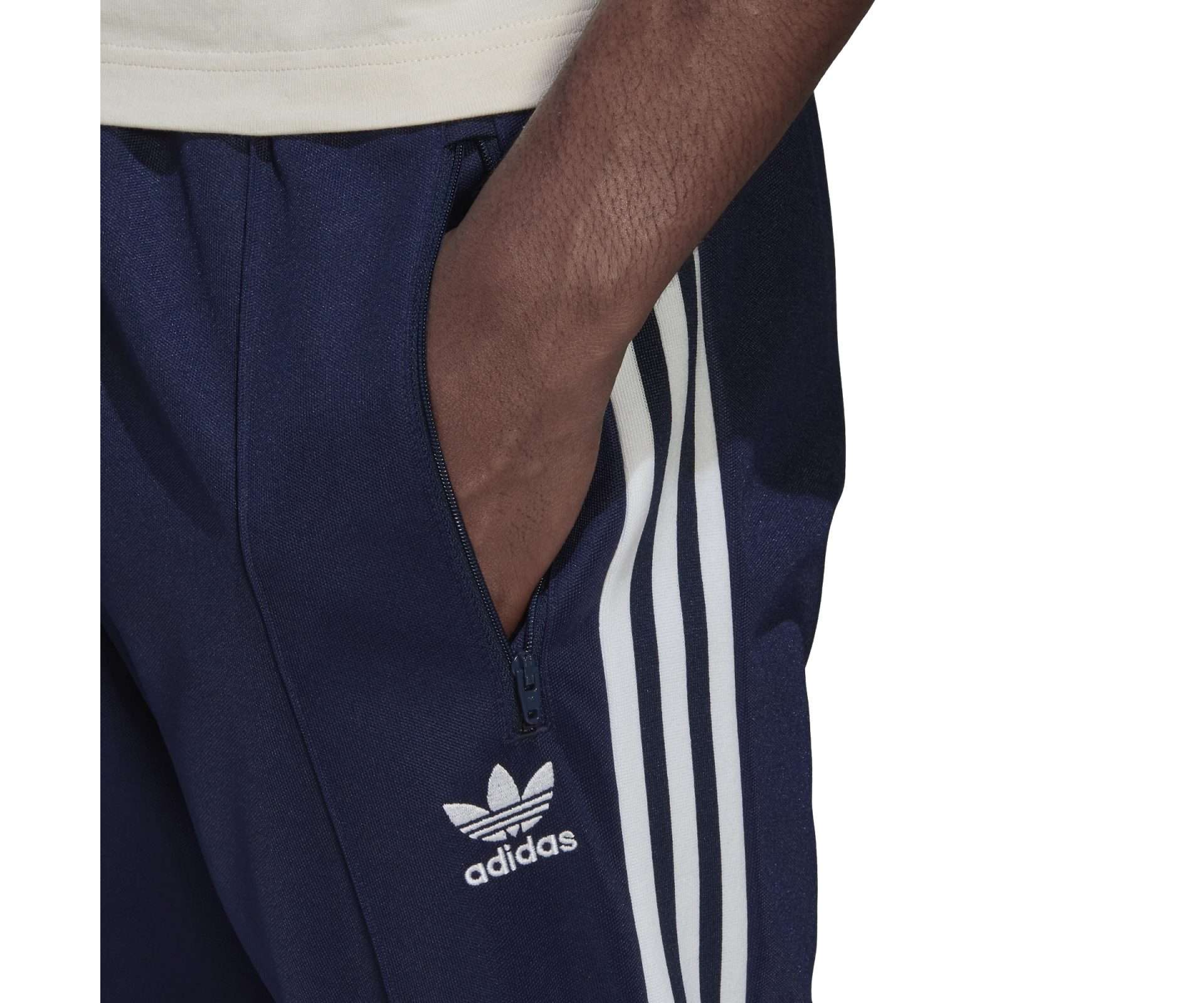 adidas Originals Men's Adicolor Classics Beckenbauer Primeblue Tracksuit Bottoms - Night Indigo